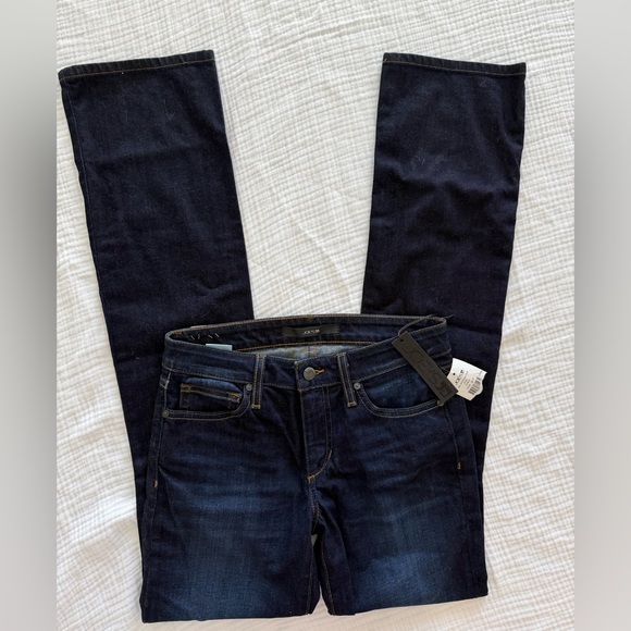 Joe's Jeans NWT The Starlet Slimleg Bootcut Dark Blue Straight Leg Women's Jeans - Picture 2 of 6